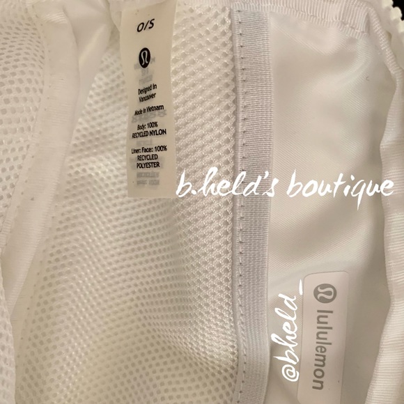 lululemon Everywhere Belt Bag in White with Silver Zipper (1L) Brand New NWT - Picture 14 of 15